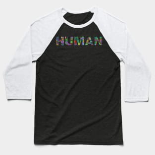 Human Race Baseball T-Shirt